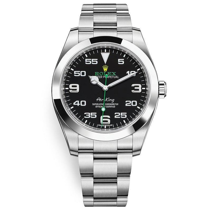 ロレックス エアキング ランダム ブラックROLEX AIR-KING 116900