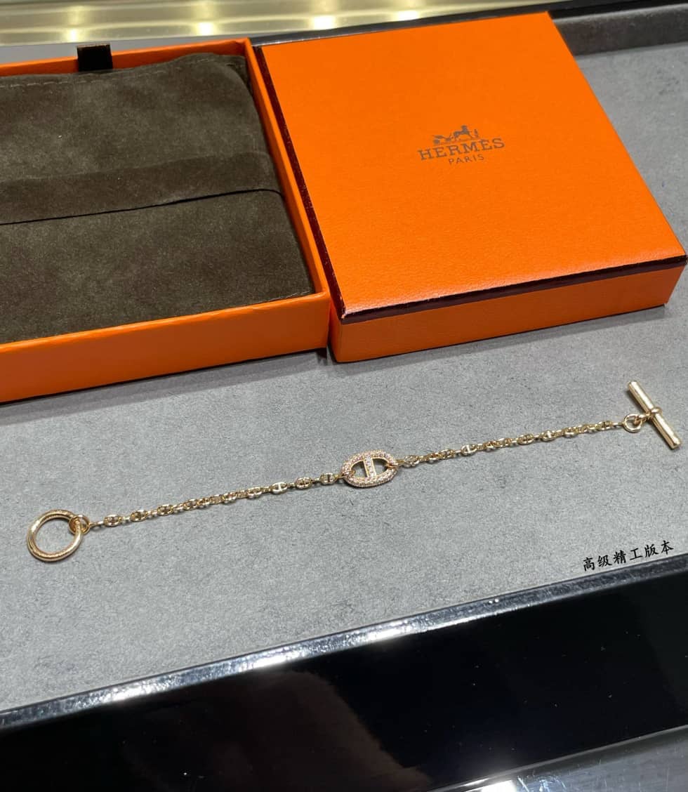 偽エルメスロゴブレスレット