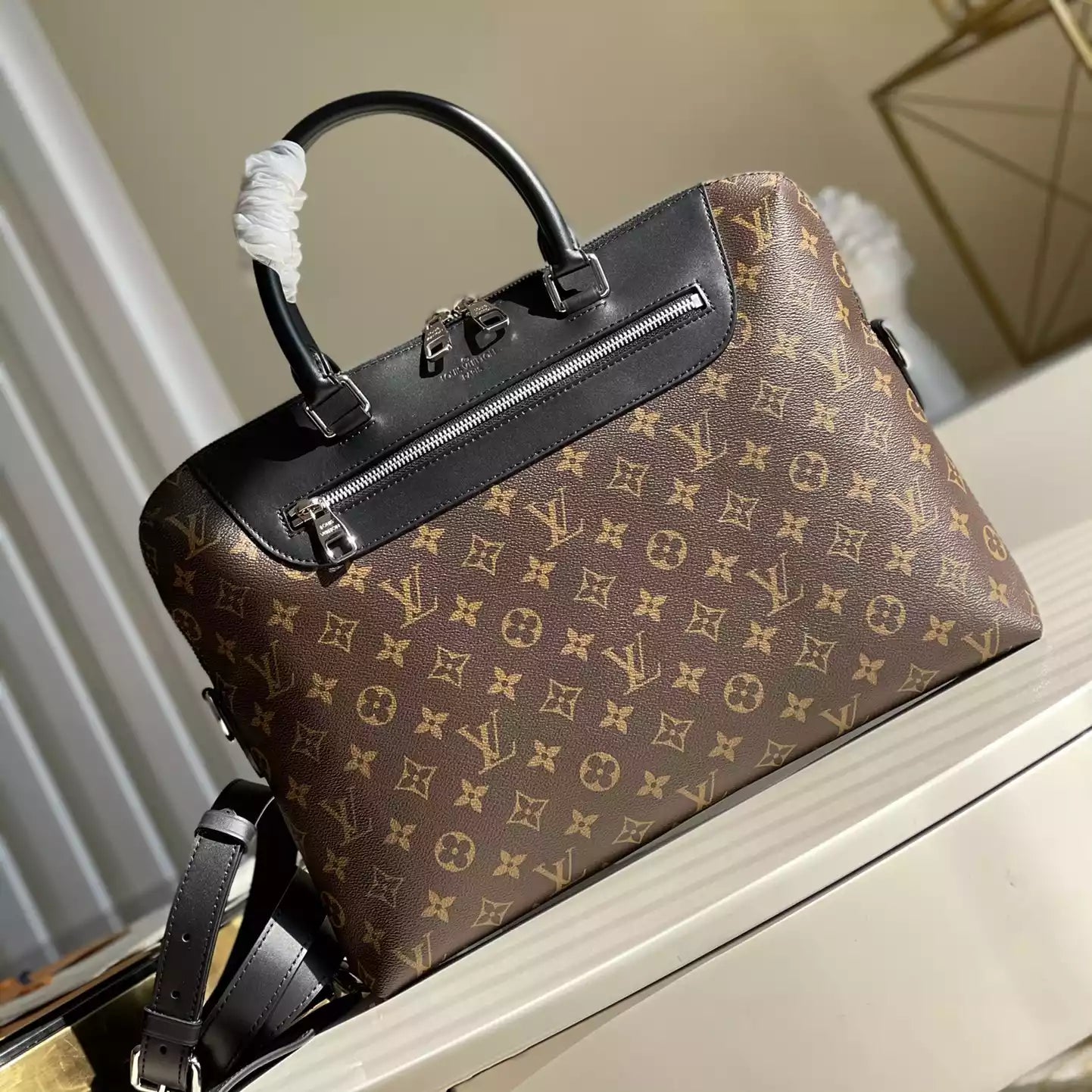 JOUR ブラウン モノグラム マカッサル ブリーフケース M54019 – LW325