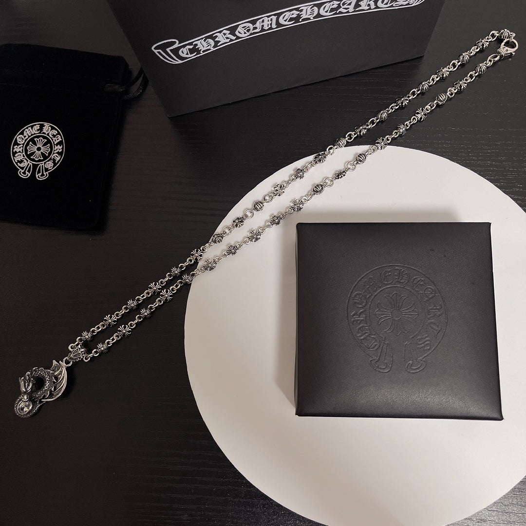 【CHROME HEARTS】ネックレス、新しいネックレス万能シンプルファッションオーナメント