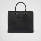 ★PRADA直営店★ラージ サフィアーノ レザー ハンドバッグ