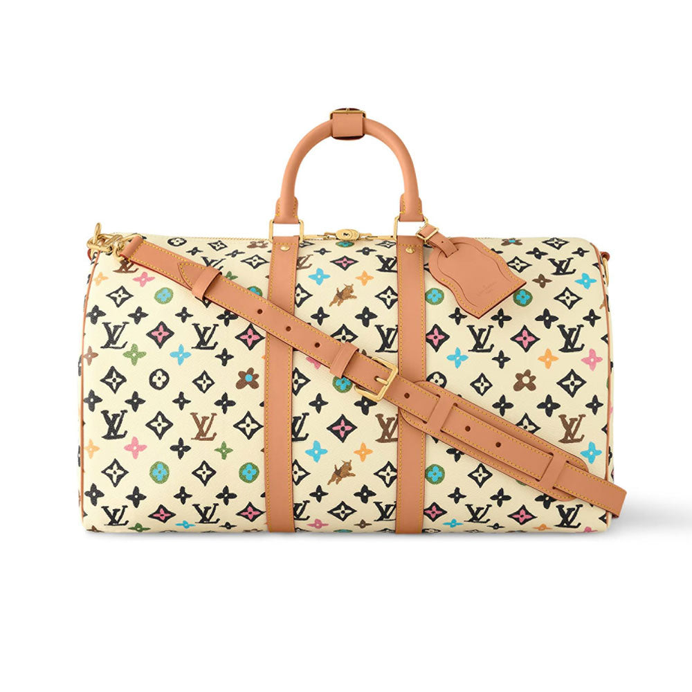 LV キーポル・バンドリエール 50 バニラモノグラム クラギーコーティングキャンバス – LW177