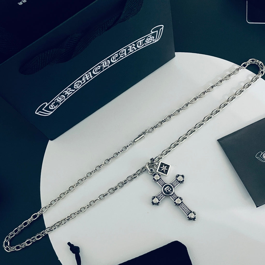 【CHROME HEARTS】クロムハーツ、新しいネックレス万能シンプルファッションオーナメント