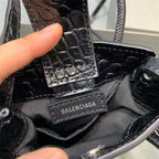 バレンシアガ クロコダイル ショルダーポーチShopping Phone Holder バッグ