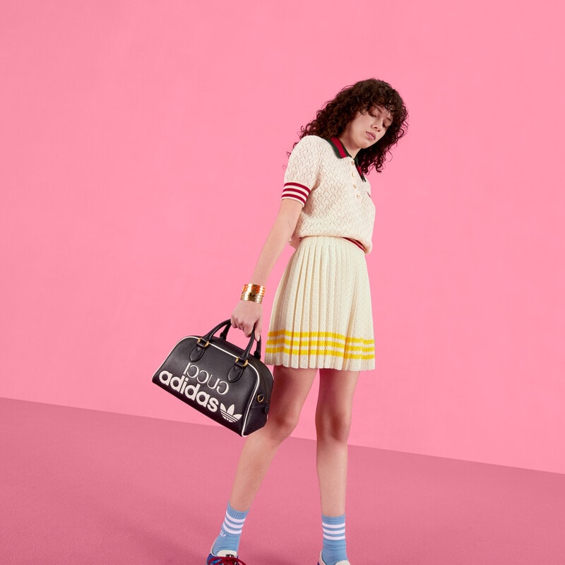 ADIDAS X GUCCI ミニ ダッフルバッグ 28 X 16 X 12CM