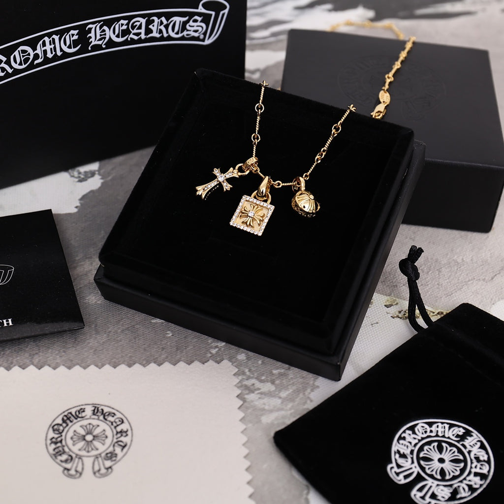 【CHROME HEARTS】ネックレス、新しいネックレス万能シンプルファッションオーナメント