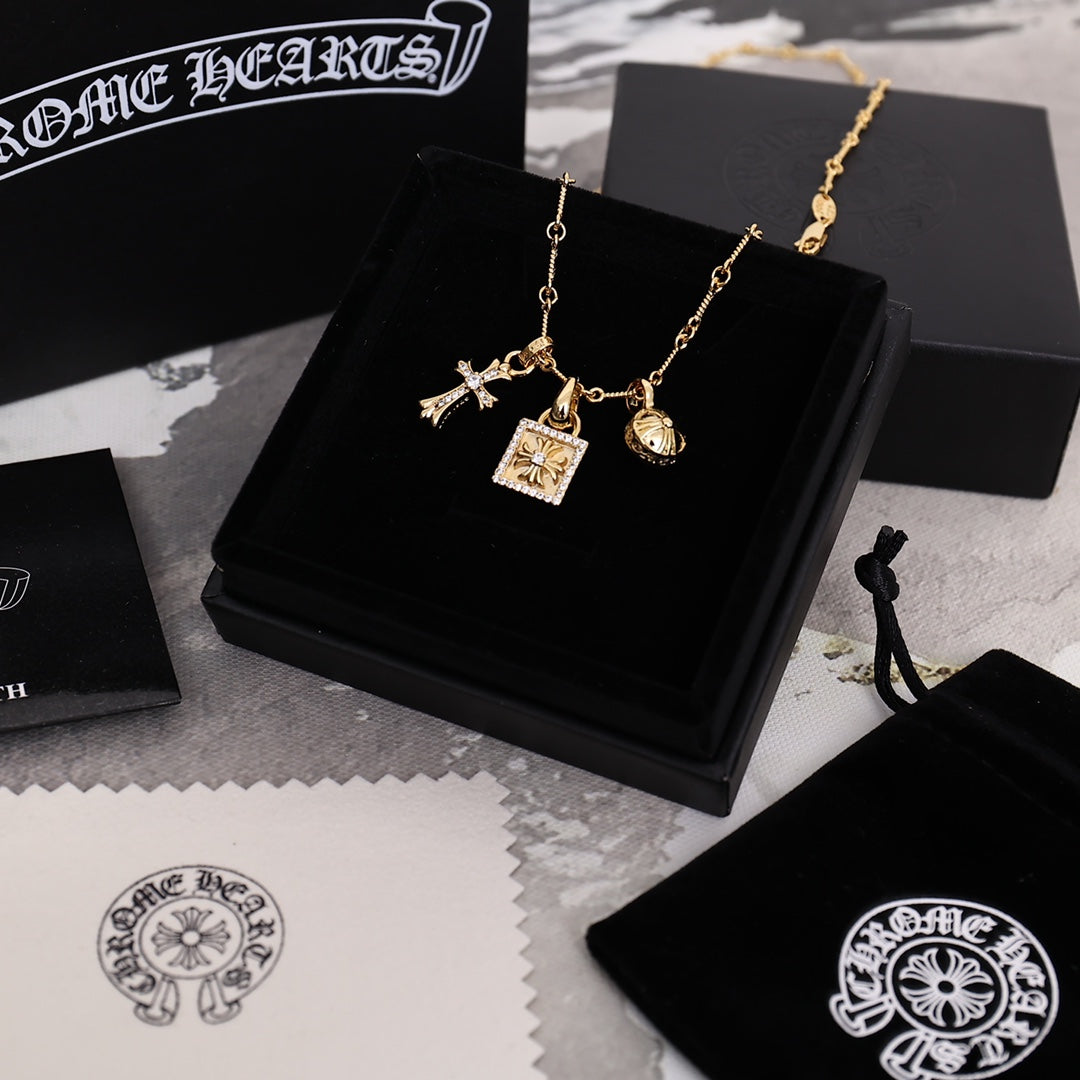 【CHROME HEARTS】ネックレス、新しいネックレス万能シンプルファッションオーナメント