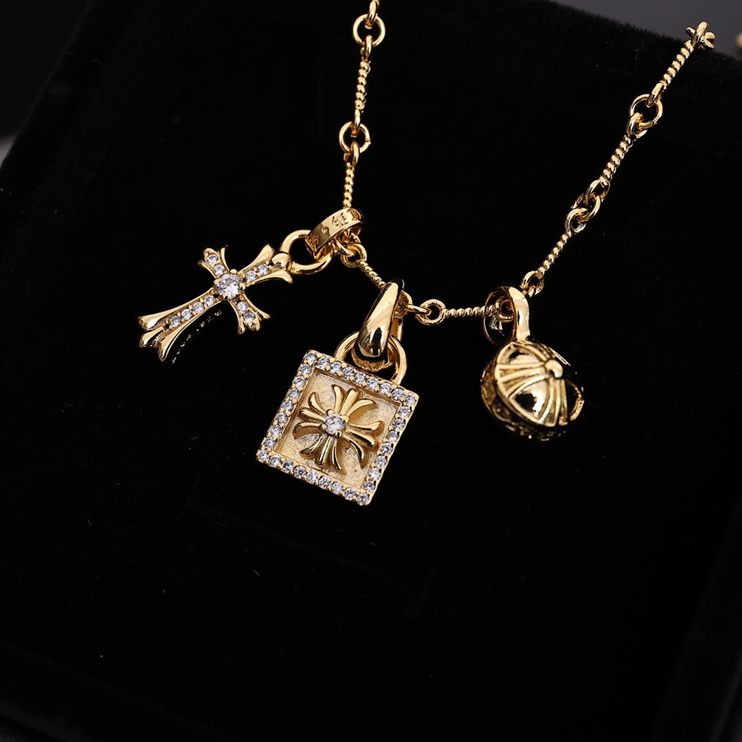 【CHROME HEARTS】ネックレス、新しいネックレス万能シンプルファッションオーナメント