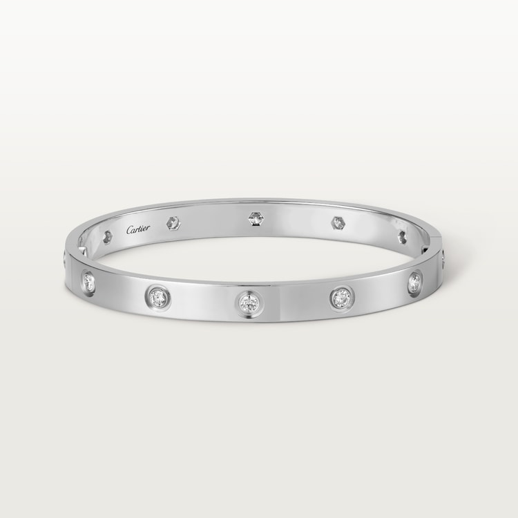 ラブブレスレット、ダイヤモンド10個