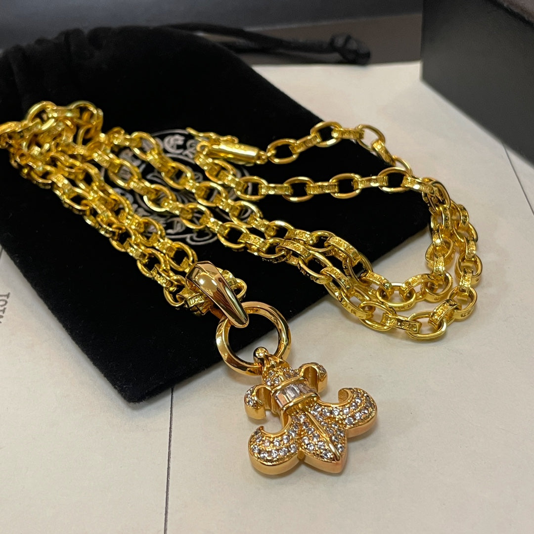 【CHROME HEARTS】ネックレス、新しいネックレス万能シンプルファッションオーナメント