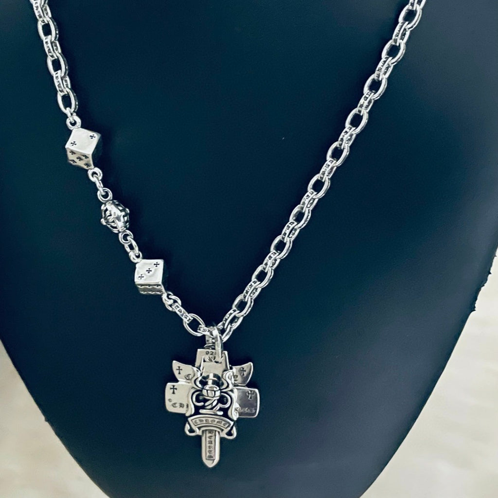【Chrome Hearts】ネックレス、新しいネックレス万能シンプルファッションオーナメント