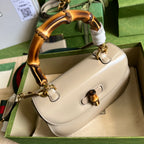 グッチ バンブー 1947 スモール トップハンドルバッグ
