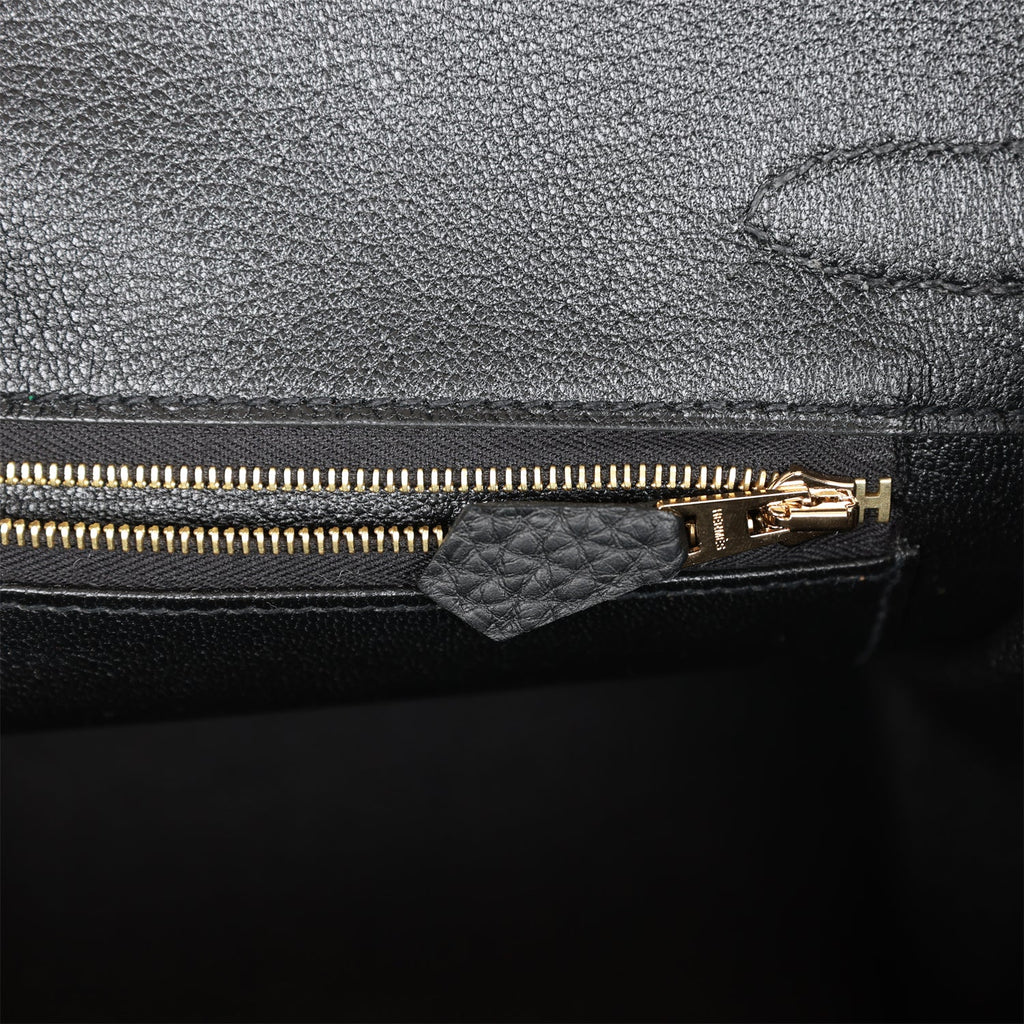 エルメス バーキン 30 ブラック トゴ ゴールド金具
