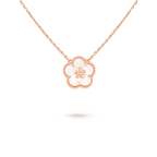 Van Cleef & Arpels ラッキー スプリング ペンダント、プラム ブロッサムの新作
