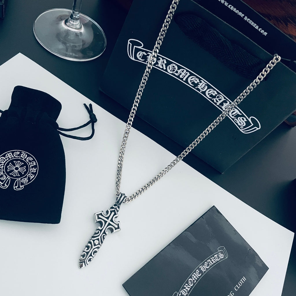 【CHROME HEARTS】クロムハーツ、新しいネックレス万能シンプルファッションオーナメント