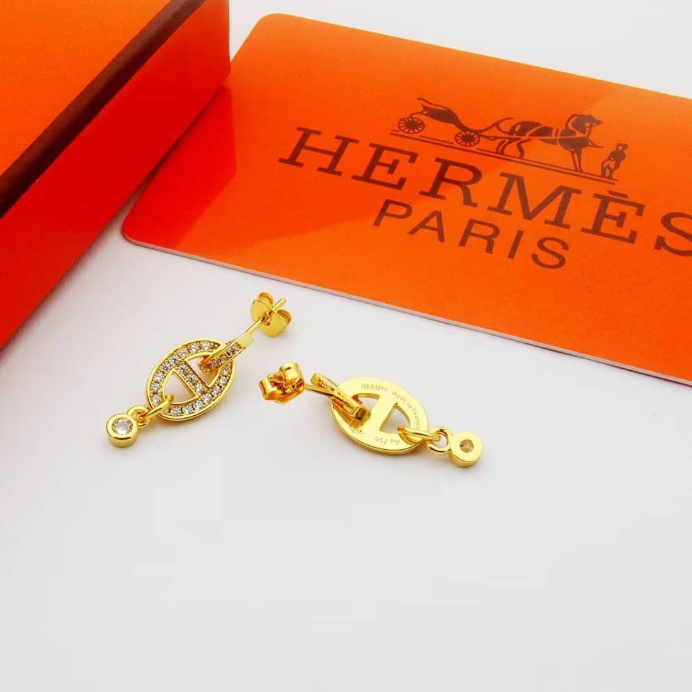デザイナーエルメスクラシックイヤリング
