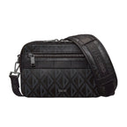 DIOR SAFARI BAG WITH STRAP BLACK CD DIAMOND CANVAS – DIO050