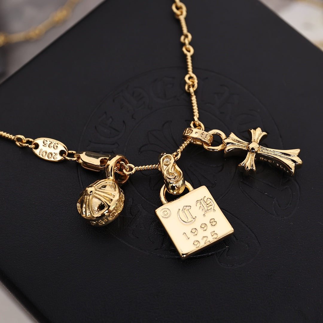【CHROME HEARTS】ネックレス、新しいネックレス万能シンプルファッションオーナメント