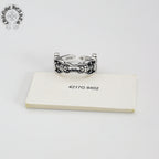【Chrome Hearts】 男性と女性のためのクロエハートファッションパーソナリティリング