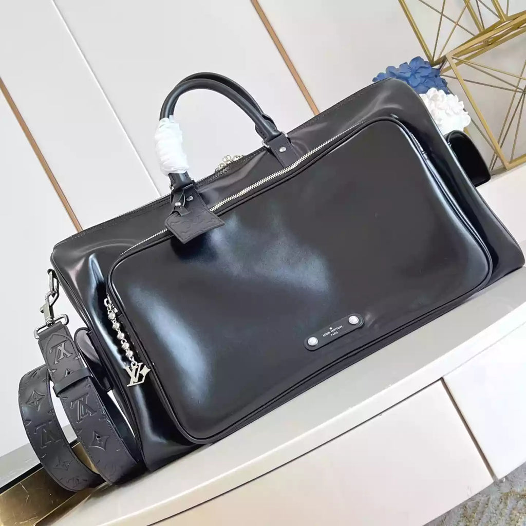 キーポル カーゴ バンドリエール 50 バッグ ブラック カーフレザー – LW308