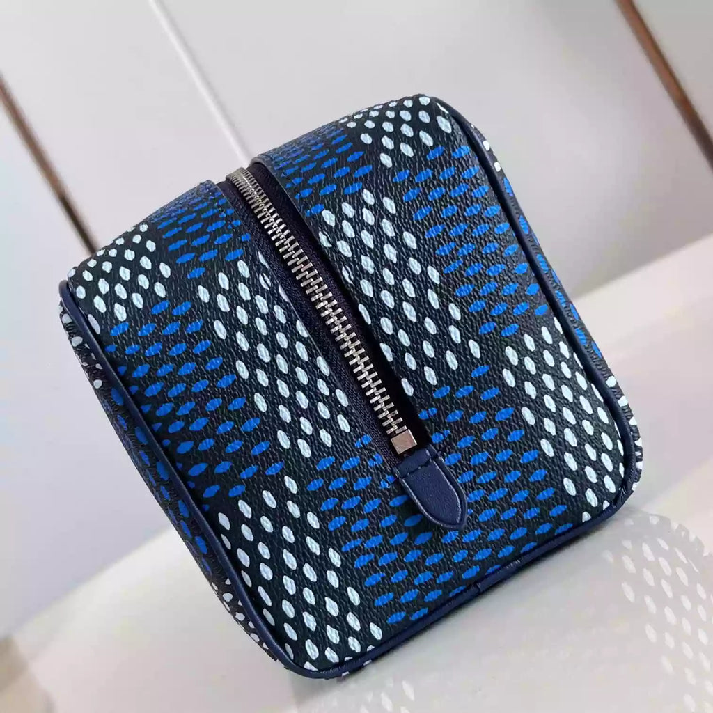 ロッカー ドップキット ブルー ダミエ ヘリテージ コーテッドキャンバス N40747 – LW400