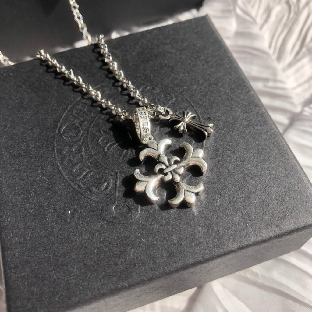 Chrome Hearts クロムハーツ クロスネックレス 55cm
