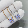 エルメスのロゴネックレスの偽物