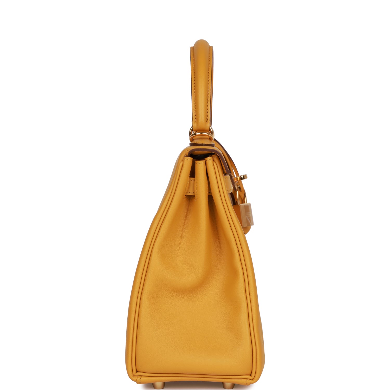 エルメス ケリー ルトゥール 25 イエローアンバー スイフト ゴールド金具