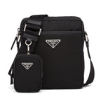 PRADA ☆ナイロンxサフィアーノレザー クロスボディバッグ