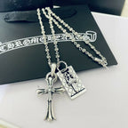 【Chrome Hearts】ネックレス、新しいネックレス万能シンプルファッションオーナメント 男女兼用