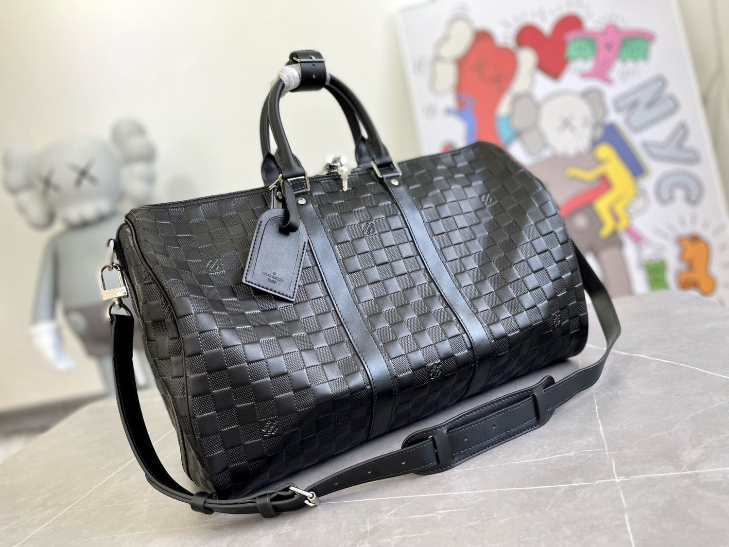 ルイ・ヴィトン N41145 キーポル・バンドリエール45 トラベルバッグ