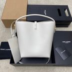 YSL 742828 LE 37 ベジタブルタンニンレザー ホワイト