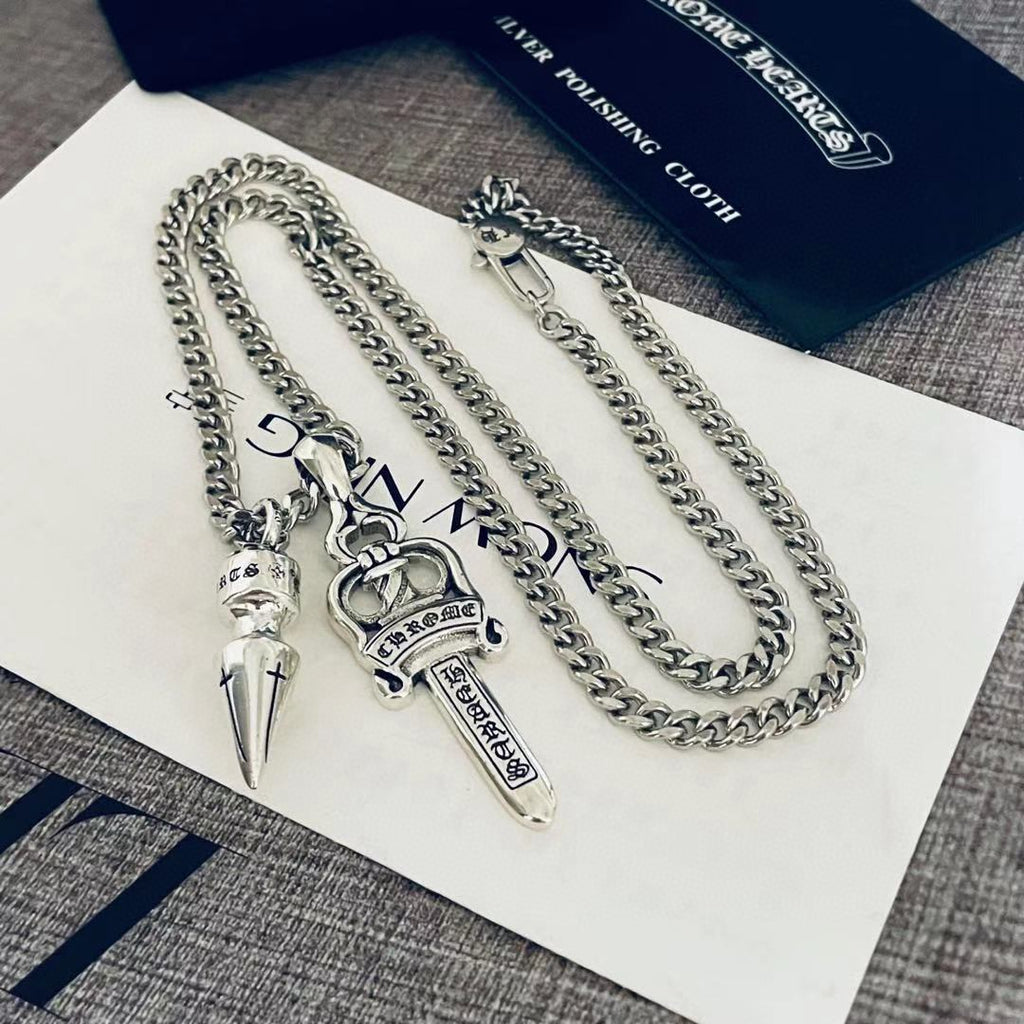 【Chrome Hearts】ネックレス、新しいネックレス万能シンプルファッションオーナメント 男女兼用