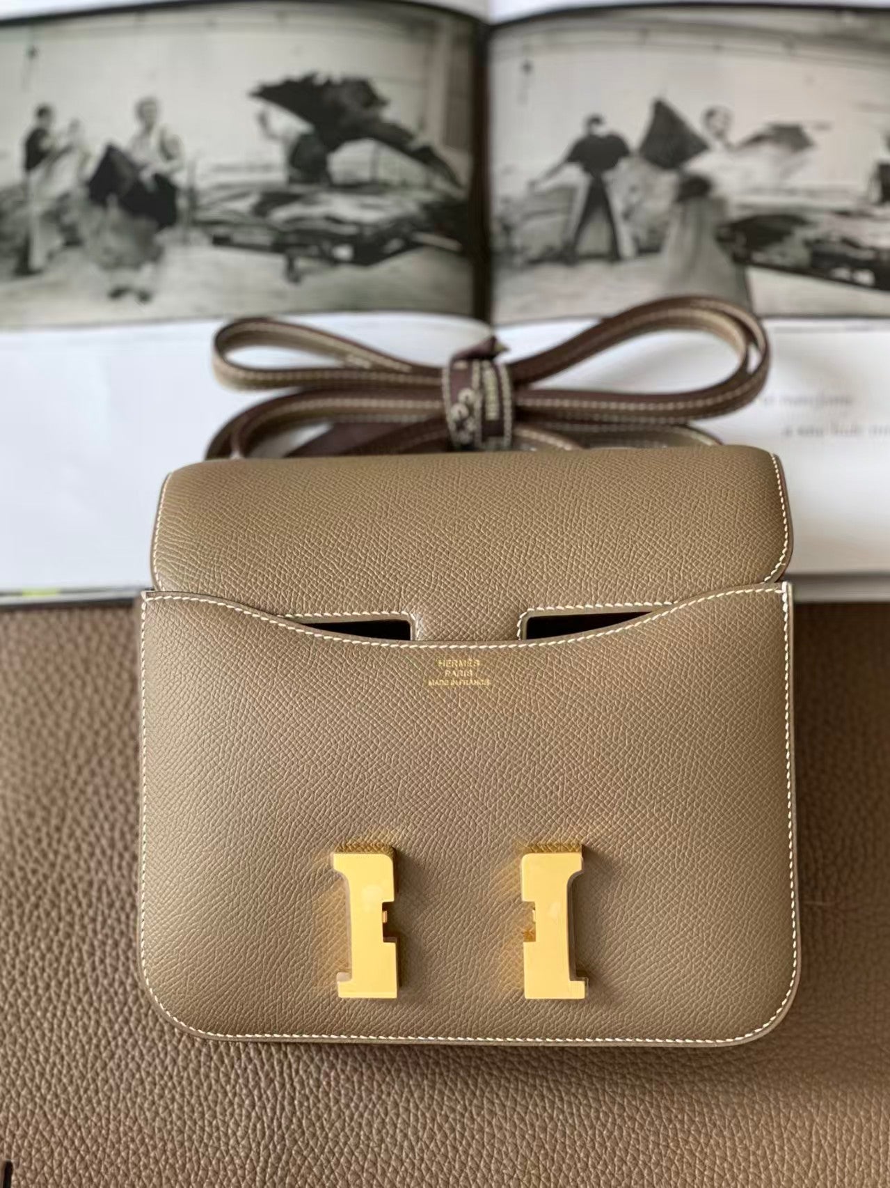 エルメス コンスタンス 18 エトゥープ エプソン ゴールド金具