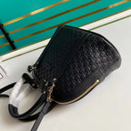 GUCCI マイクロ GG レザー ミニ ドーム クロスボディバッグ - nonlienmn