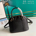 GUCCI マイクロ GG レザー ミニ ドーム クロスボディバッグ - nonlienmn