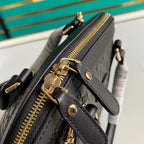 GUCCI マイクロ GG レザー ミニ ドーム クロスボディバッグ - nonlienmn