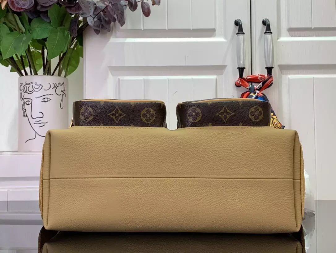 LV ホーボー カーゴバッグ（ベージュ カウハイドレザー＆モノグラム コーティングキャンバス） – LW167 - nonlienmn