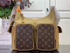 LV ホーボー カーゴバッグ（ベージュ カウハイドレザー＆モノグラム コーティングキャンバス） – LW167 - nonlienmn