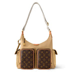 LV ホーボー カーゴバッグ（ベージュ カウハイドレザー＆モノグラム コーティングキャンバス） – LW167 - nonlienmn